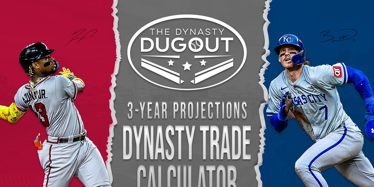 2025 Dynasty Fantasy Baseball Trade Calculator & 3Year Projections