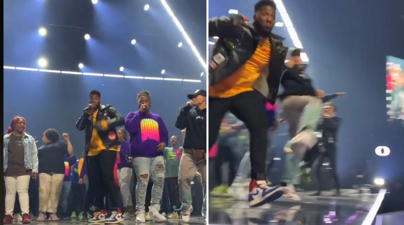 ICYMI. Megachurch Pastor Mike Todd Jumps Into Crowd and Crowdsurfs