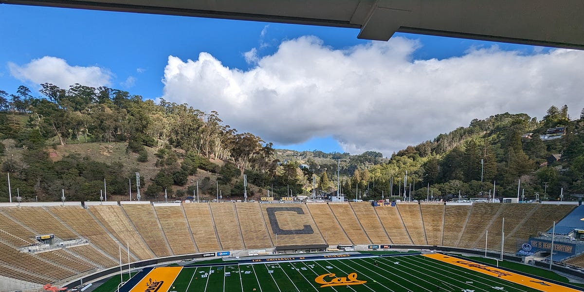 Cal gets golden end zones at Memorial Stadium with California script