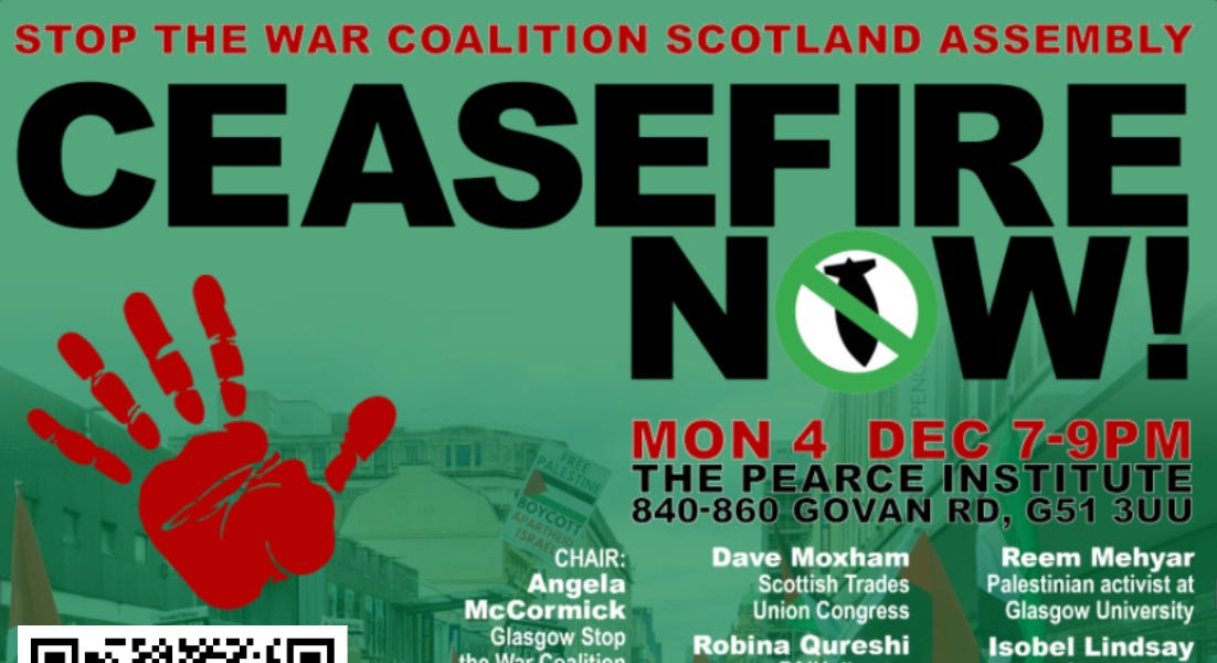 Palestine solidarity events and the latest from Conter