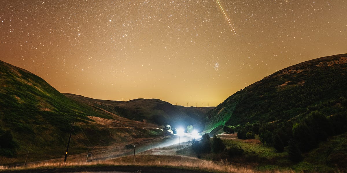 Perseid Meteor Shower Highlights from Scotland