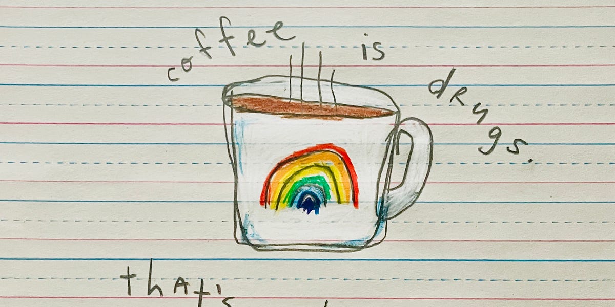 How Many Coffees… by RedMilkCrone My Garbage Art