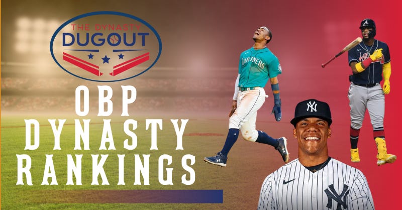 Dynasty baseball new arrivals rankings