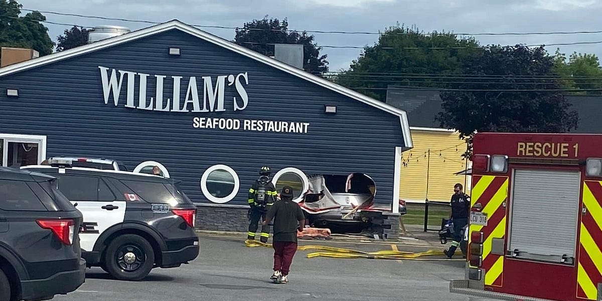 Car crashes into Fredericton restaurant by Don MacPherson