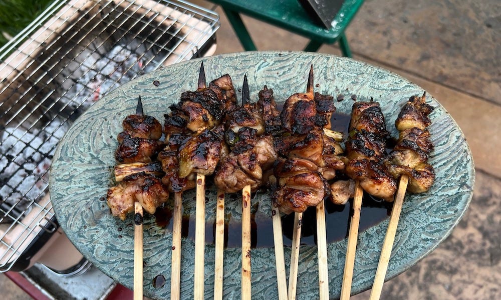 Fire sense large yakatori charcoal grill hot sale