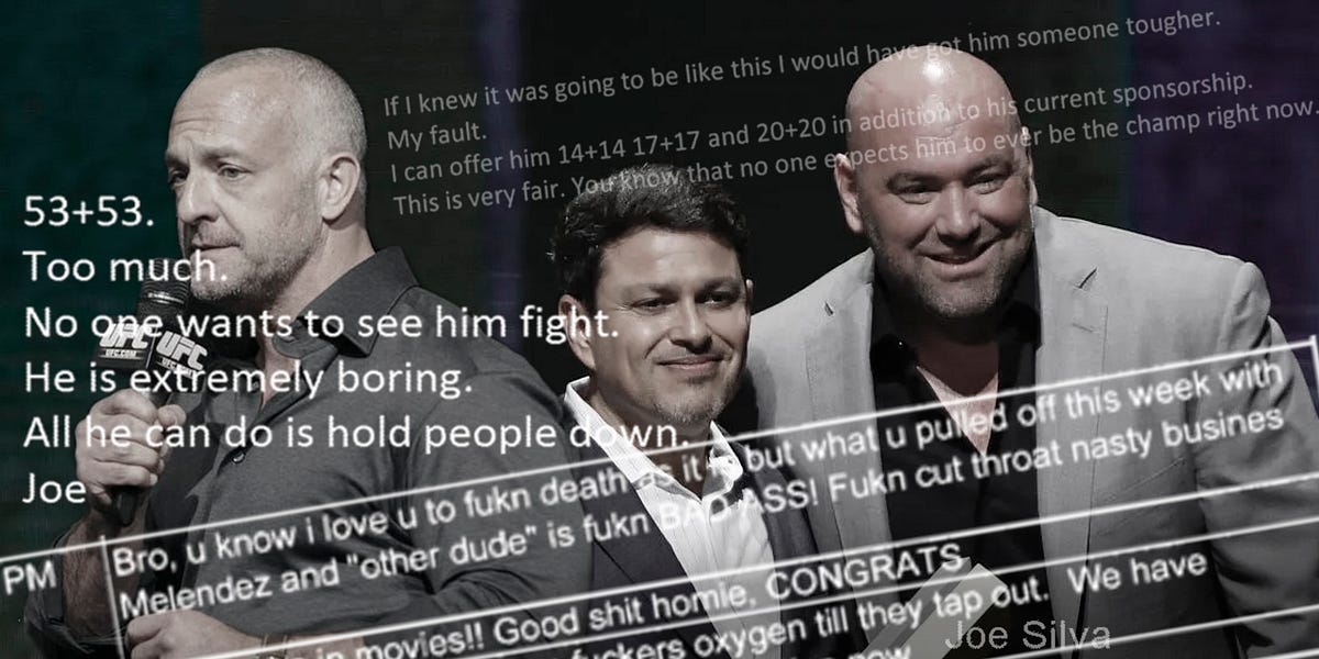 UFC's Controversial Negotiation Tactics Revealed Texts and Emails