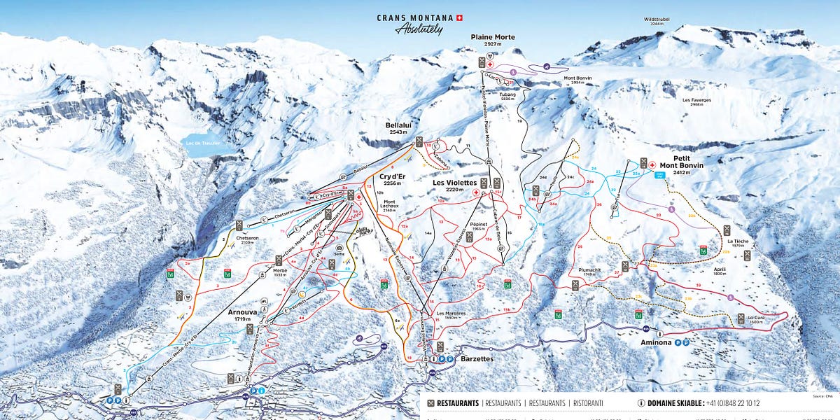 Vail Resorts übernimmt die Mehrheitsbeteiligung an Crans Montana, seinem zweiten Schweizer Skigebiet
