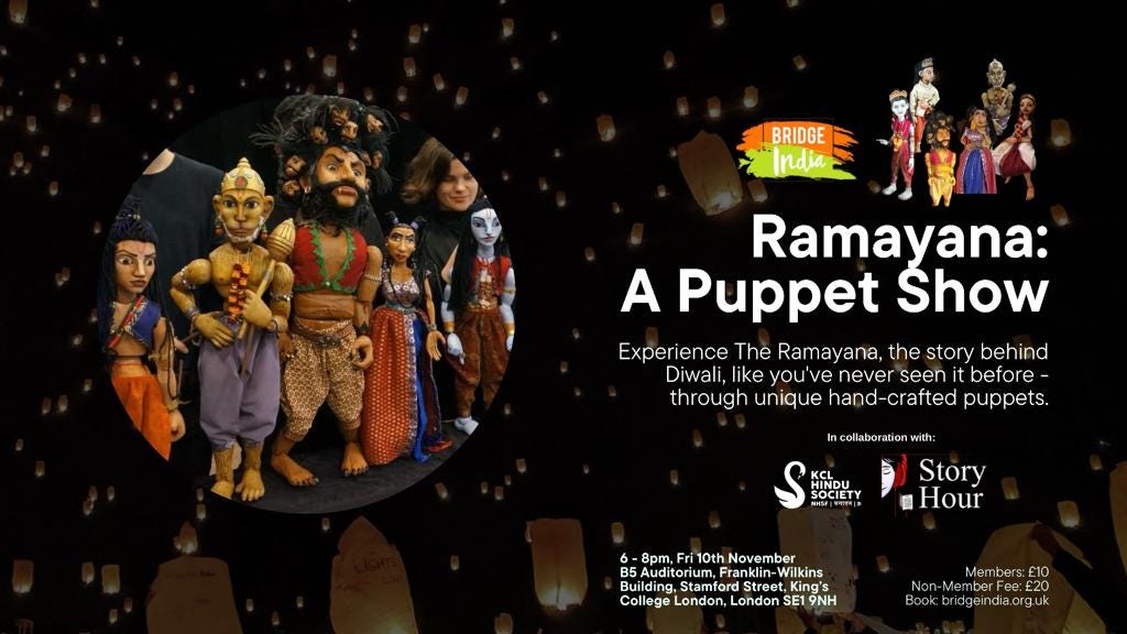 Ramayana show (10 Nov); How India's progressive parties can better