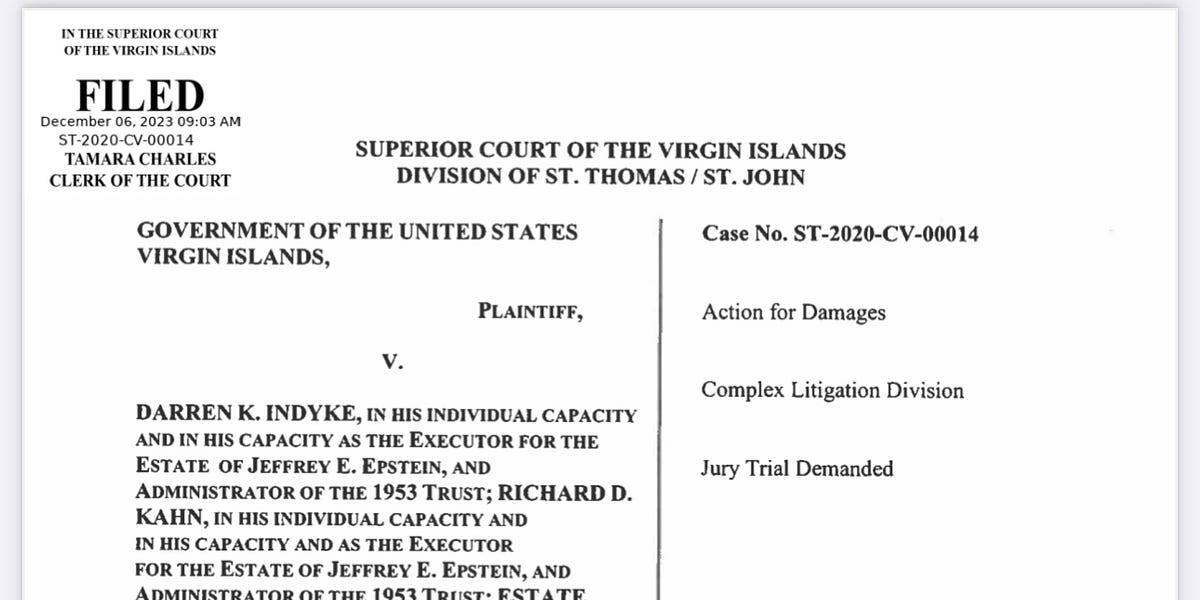 Judge dismisses with Prejudice the Government of the United States