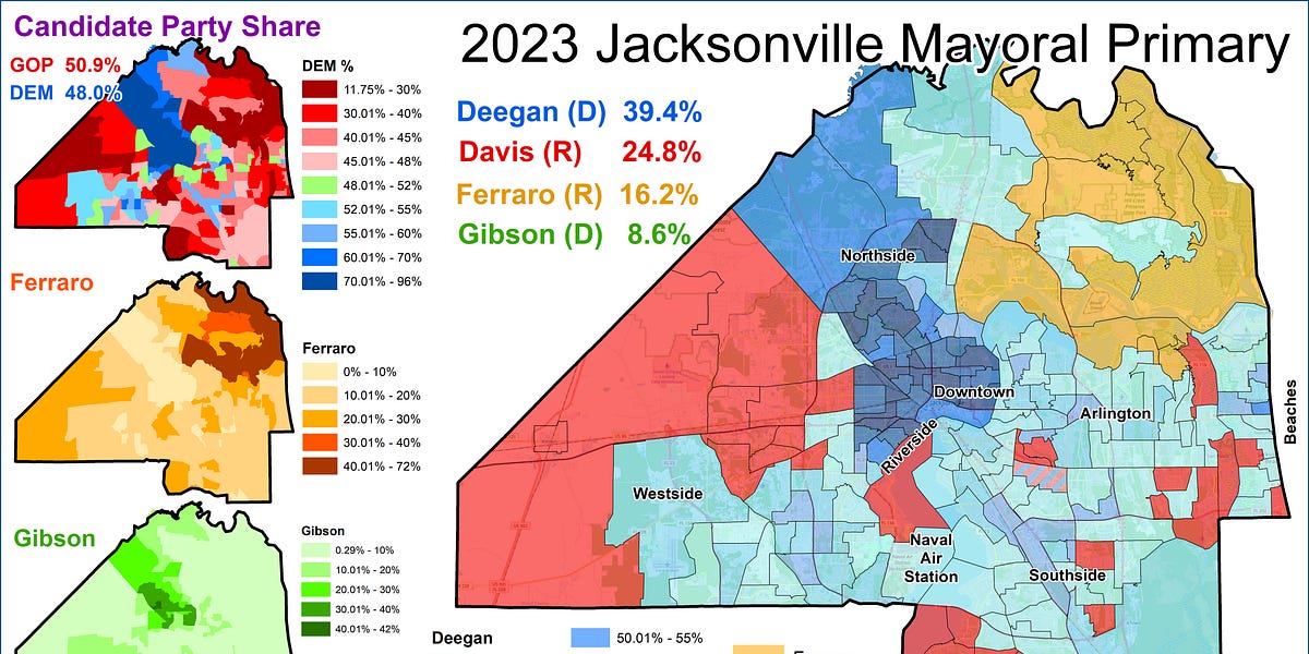 Issue 101 Results for the First Round of the 2023 Jacksonville Elections