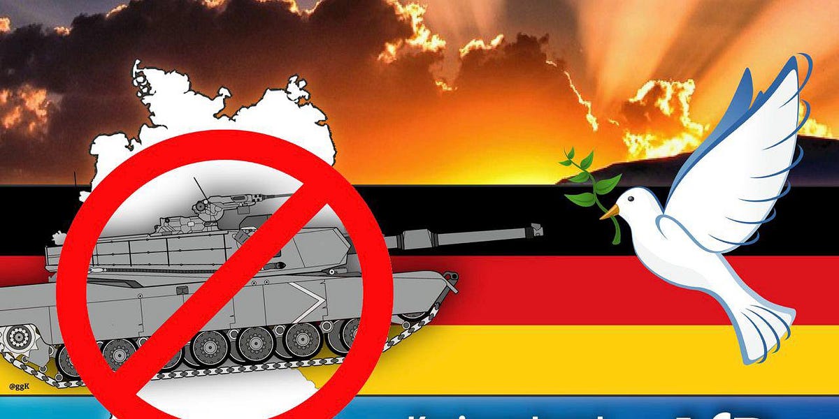 The AfD: Party of Peace - by Constantin von Hoffmeister
