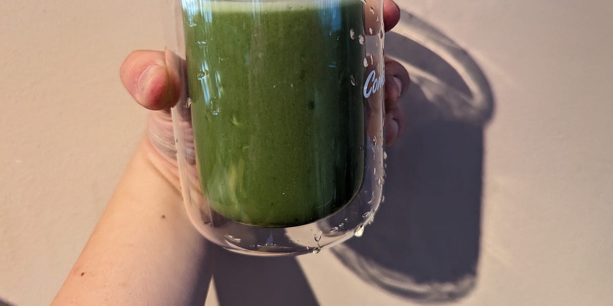 The battery acid spaghetti smoothie by Dennis Lee