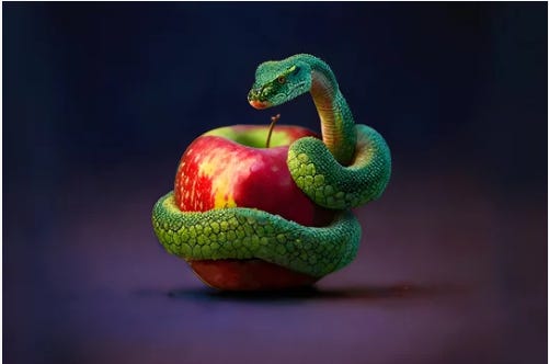 The Python and the Apple