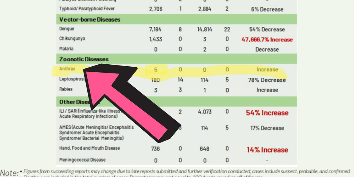 Anthrax Outbreak Reported In Kalinga Province In The Northern Philippines