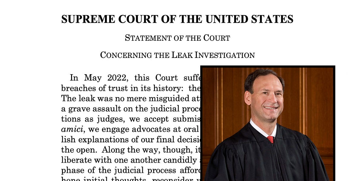 Did the Supreme Court's Dobbs leak investigation ignore the justices