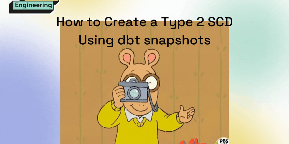 How to Create Slowly Changing Dimensions with dbt Snapshots
