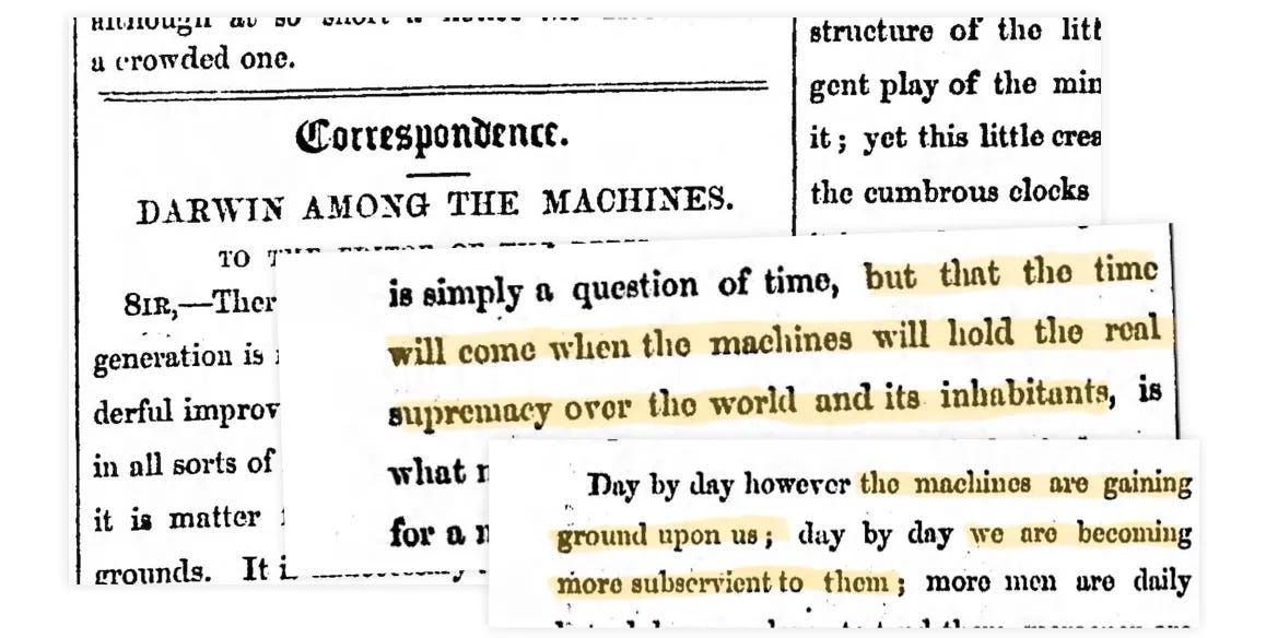 Hear Article Reading: DARWIN AMONG THE MACHINES