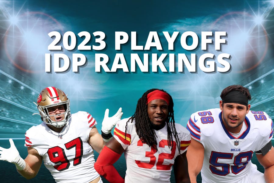 2023 NFL Playoff IDP Rankings The IDP Show