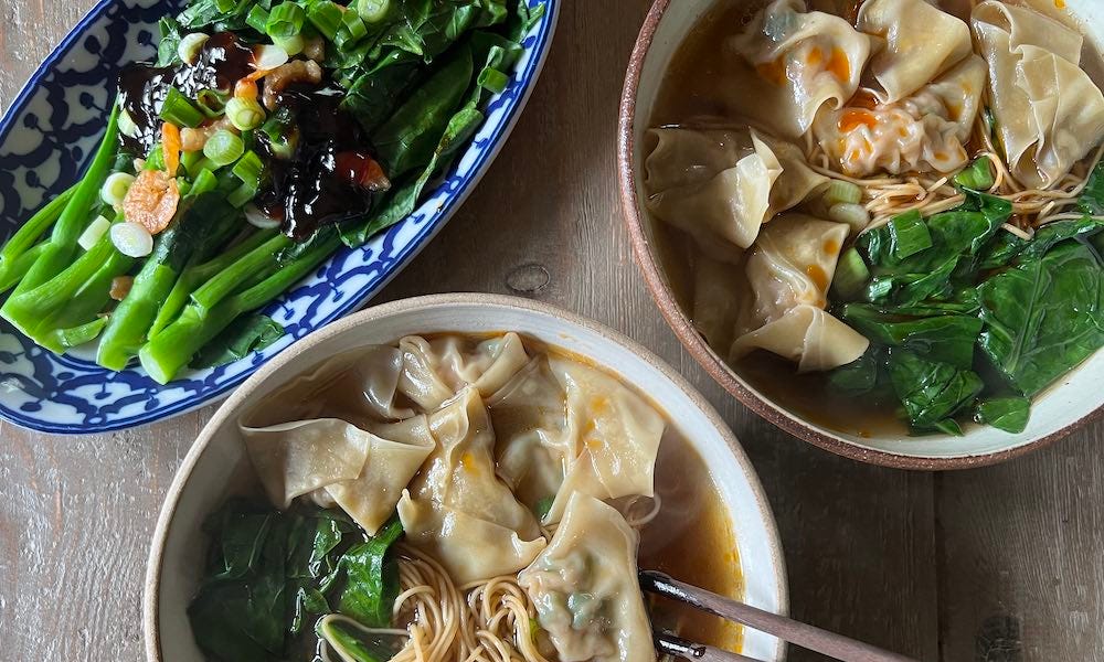 Wonton store soup noodles