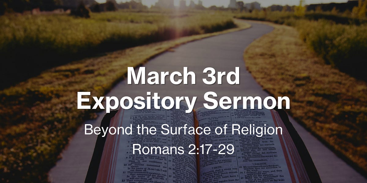 Your March 3rd Expository Sermon - The Expository Pulpit