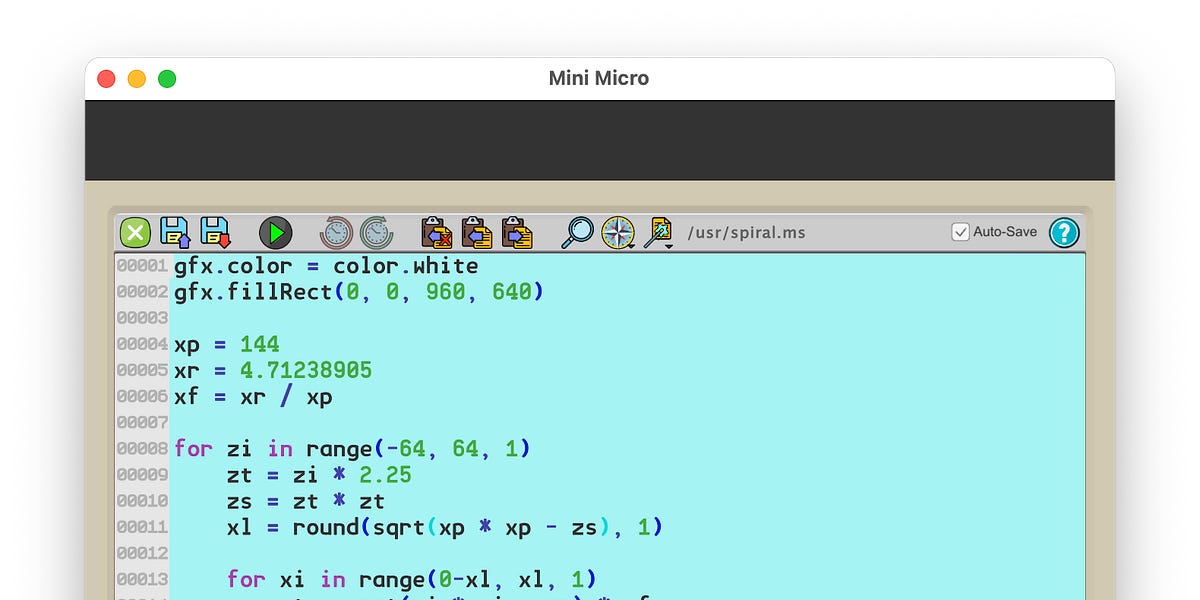 Mini Micro and MiniScript: A Great Retro Programming Combination