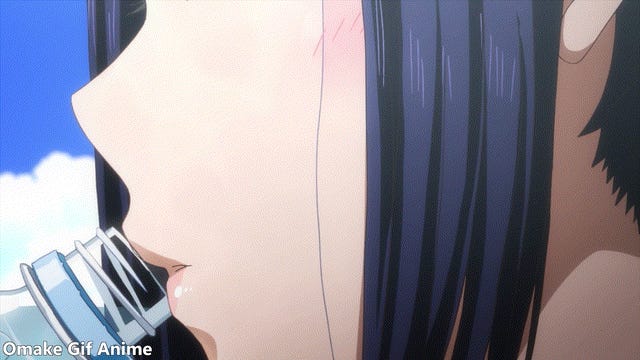 Omake Gif Anime - Love Live! Sunshine!! - Episode 13 [END] - Kanan Drinks