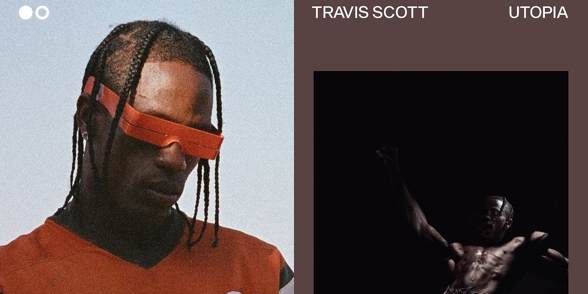 Travis Scott - UTOPIA | ALBUM COVER REVIEW - by Sam Thomas Travis Scott - UTOPIA | ALBUM COVER REVIEW - by Sam Thomas