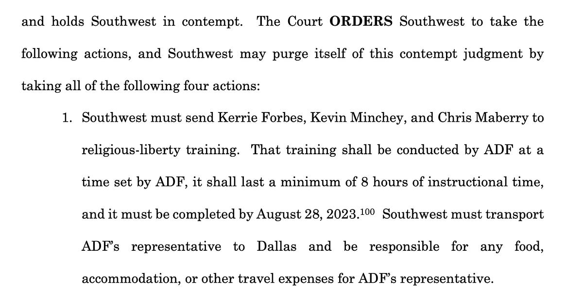 Judge Orders Lawyers To Take ADF religious liberty Training 