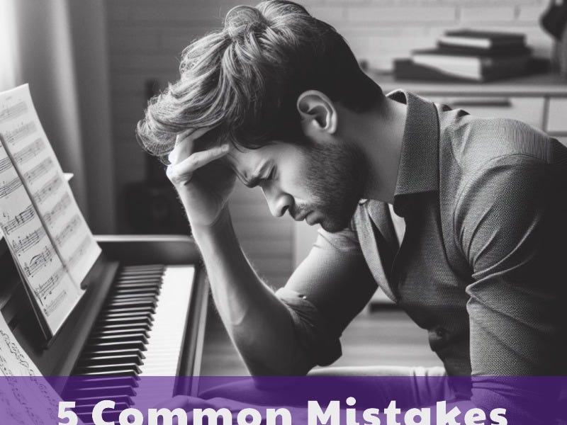 5 Common Mistakes Beginner Pianists Make And How To Fix Them