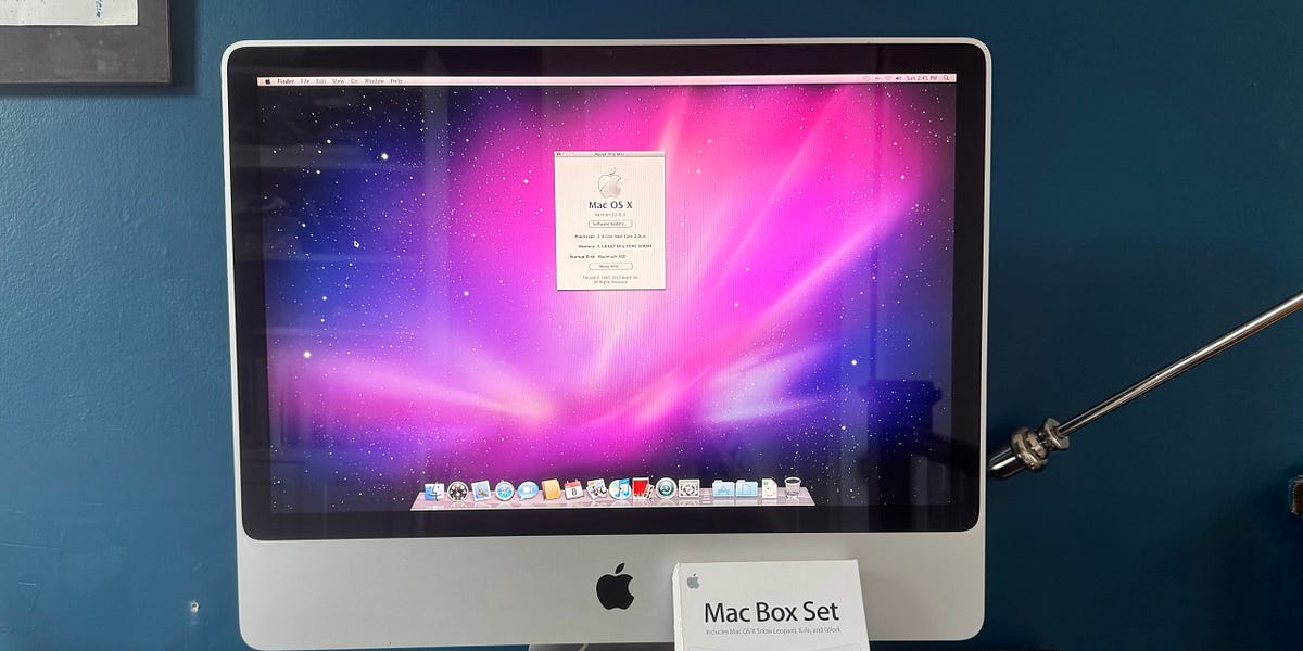 超人気ブティック Restore Let's OS Millennial Retro The - iMac Old an to X Macデスクトップ