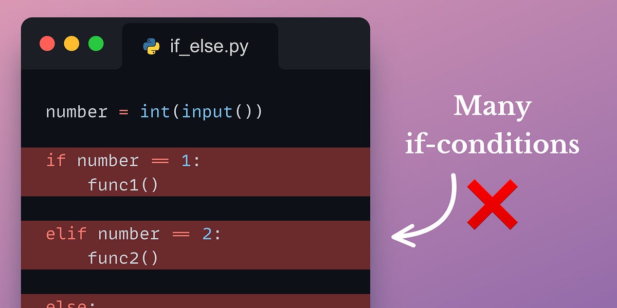 Using Python Dictionaries as a Potential Alternative to IF Conditions