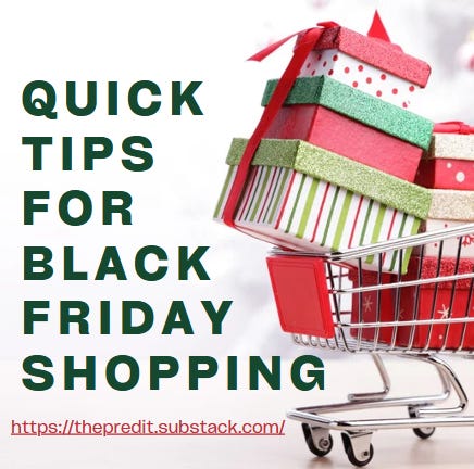 Quick Black Friday Shopping Tips from a Shopaholic