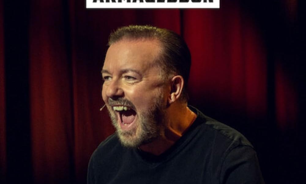 Armageddon - Ricky Gervais, Netflix - by Jamie Bliss