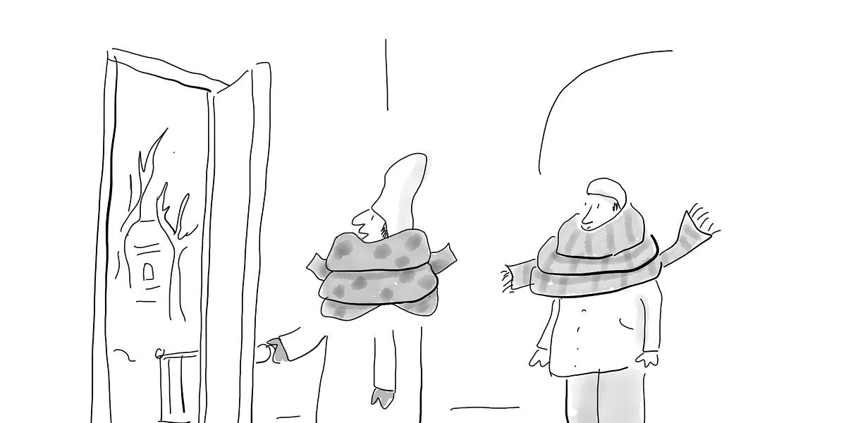 Scarf Questions by Liza Donnelly Seeing Things