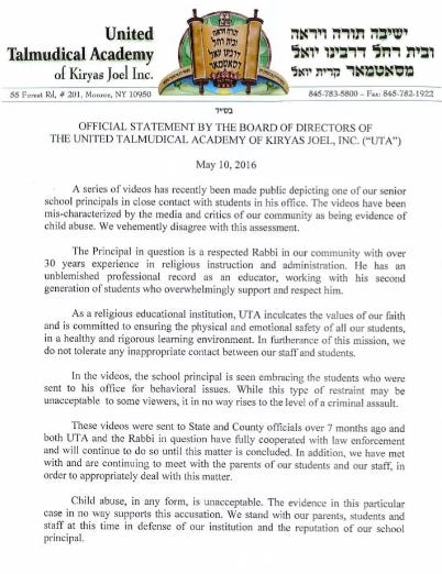 Rabbi Moshe Hirsch Klein Jewish Child Molester