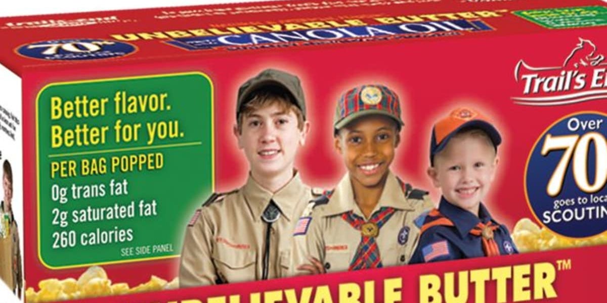 On Boy Scout popcorn (what's the opposite of an ode?)