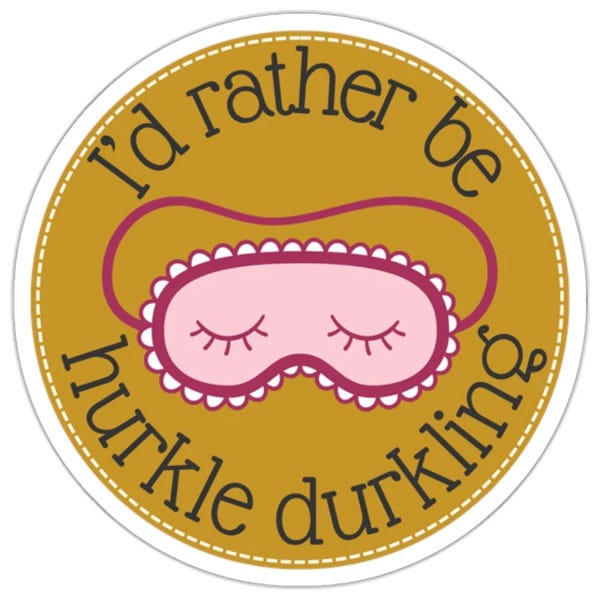 Word of the Day: HURKLE DURKLE - by Mike Bergin
