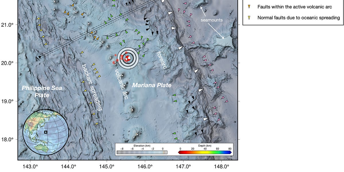 Mw6.9 strikeslip earthquake in the Northern Mariana Islands