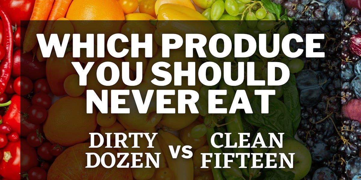 Which Produce You Should NEVER Eat Unless It's Organic The Dirty