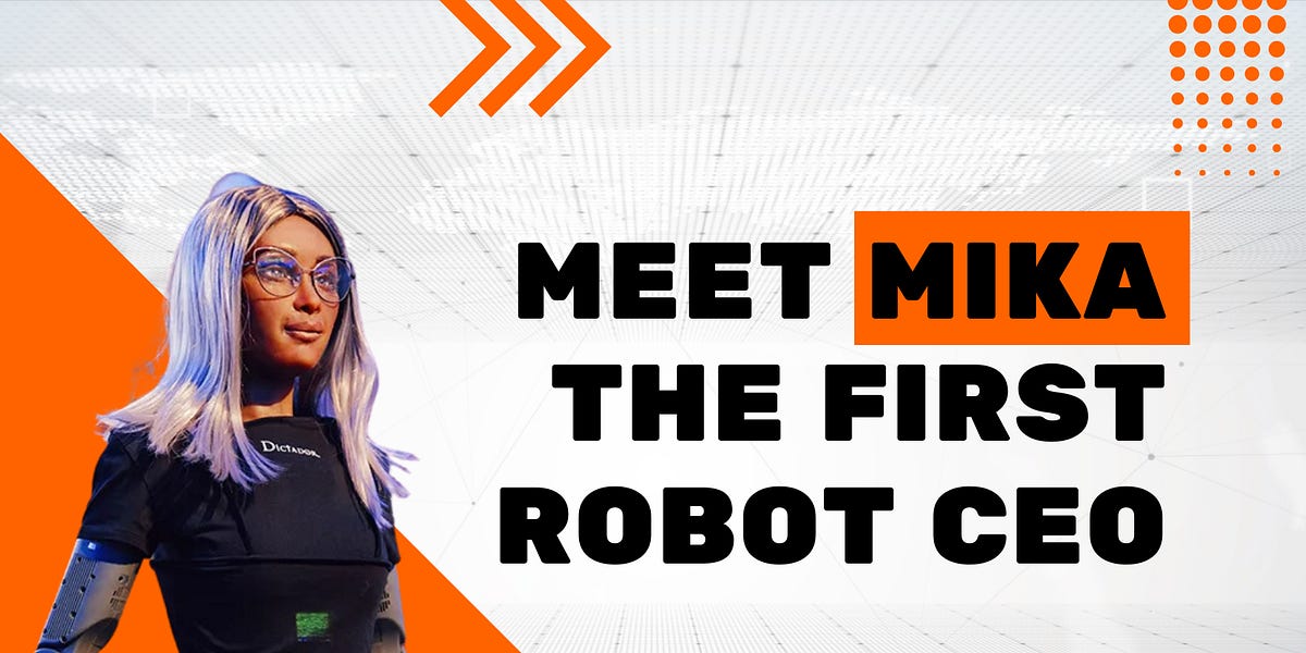 Mika the AI Robot Makes History As First Robot CEO