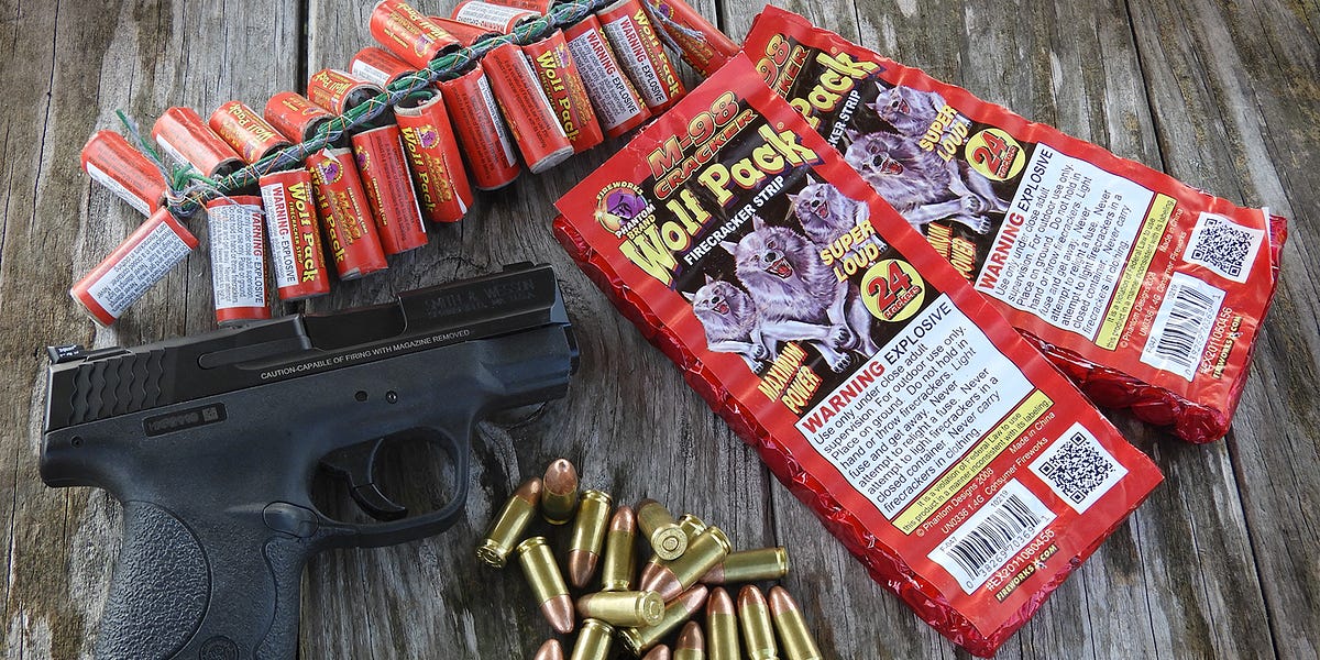 How do you tell the difference between the sound of gunshots and fireworks?