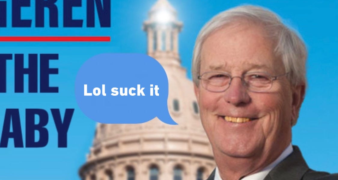 Tyrannical Geezer Charlie Geren & House Pass Bill to Regulate Current Revolt