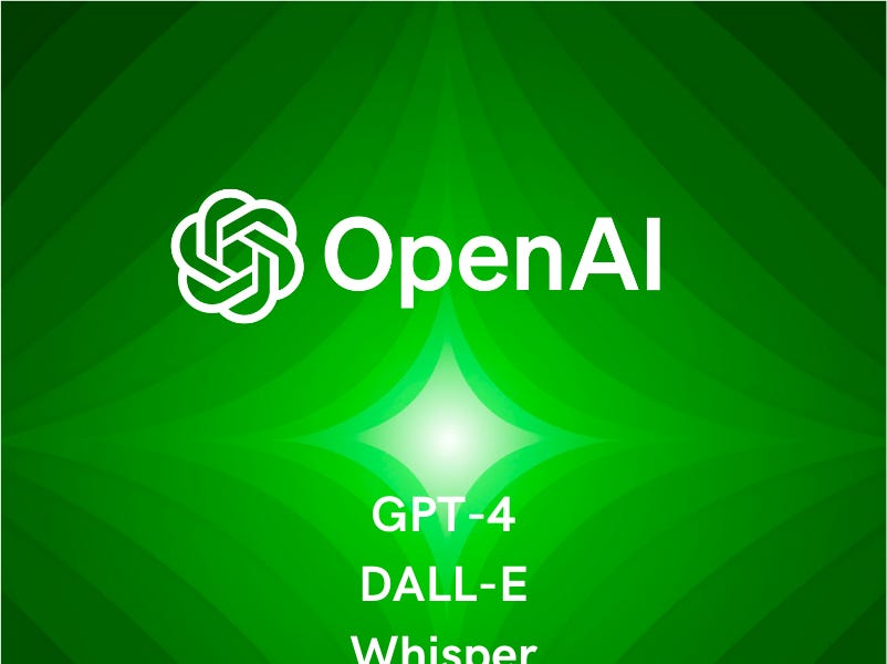 OpenAI Makes the GPT4, DALLE, Whisper, and ChatGPT Model APIs