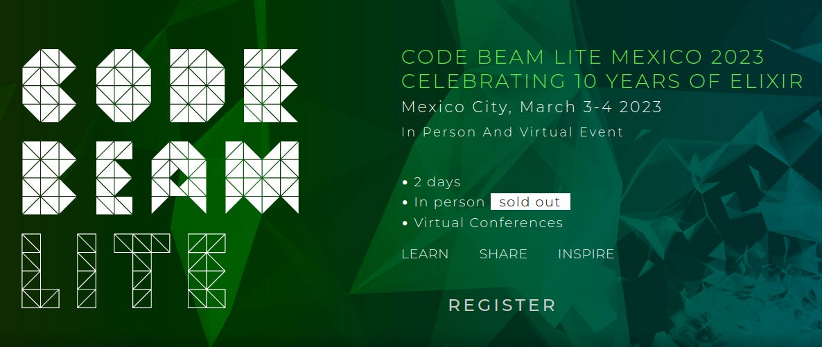 Code BEAM Lite Mexico will have online talks