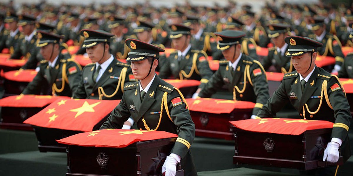 25 Fallen Chinese Soldiers from the Korean War Returns to China in