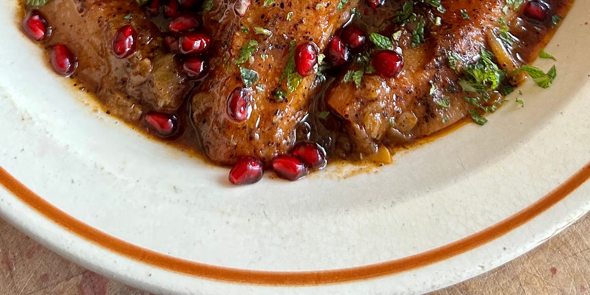 Recipe Braised Lamb with Quince & Saffron