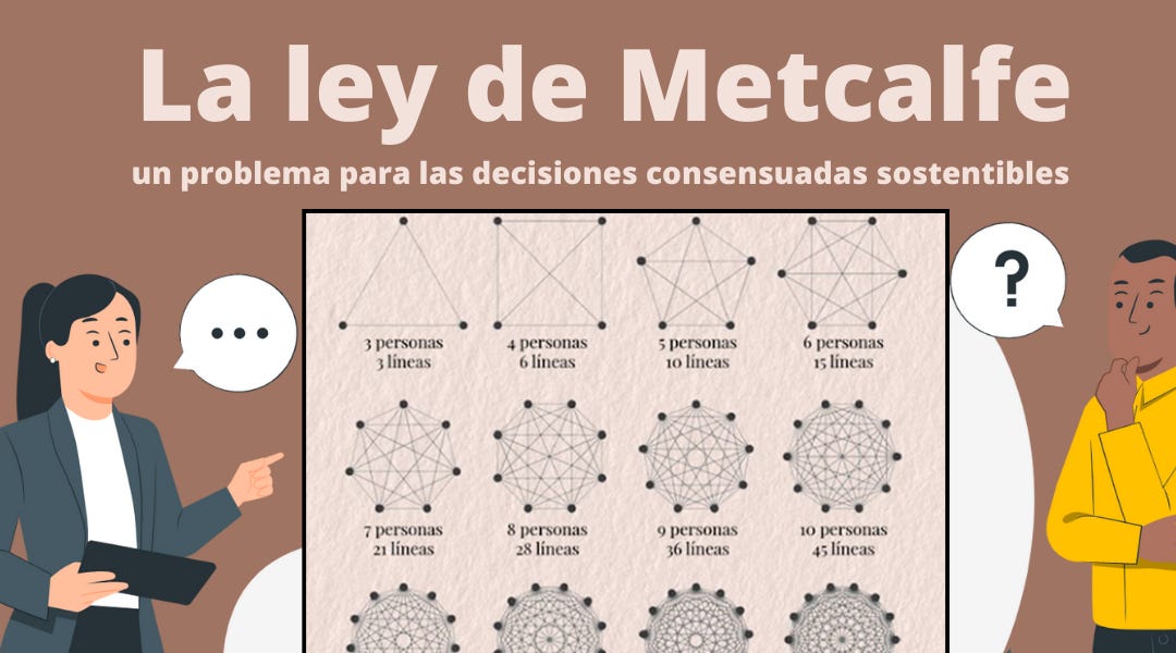 La ley de Metcalfe, un problema para las decisiones consensuadas