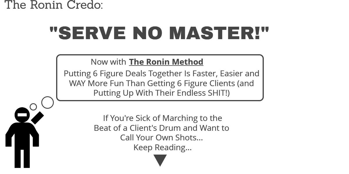 Serve No Master Set For Life In 6 Months By Travis Sago