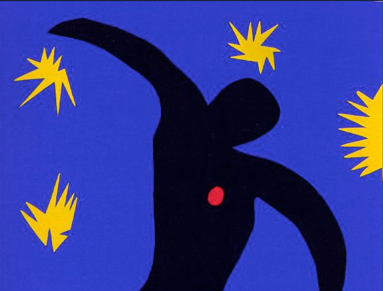 141 マティスのカット・アウト「イカロス」 by Ayako Izumi