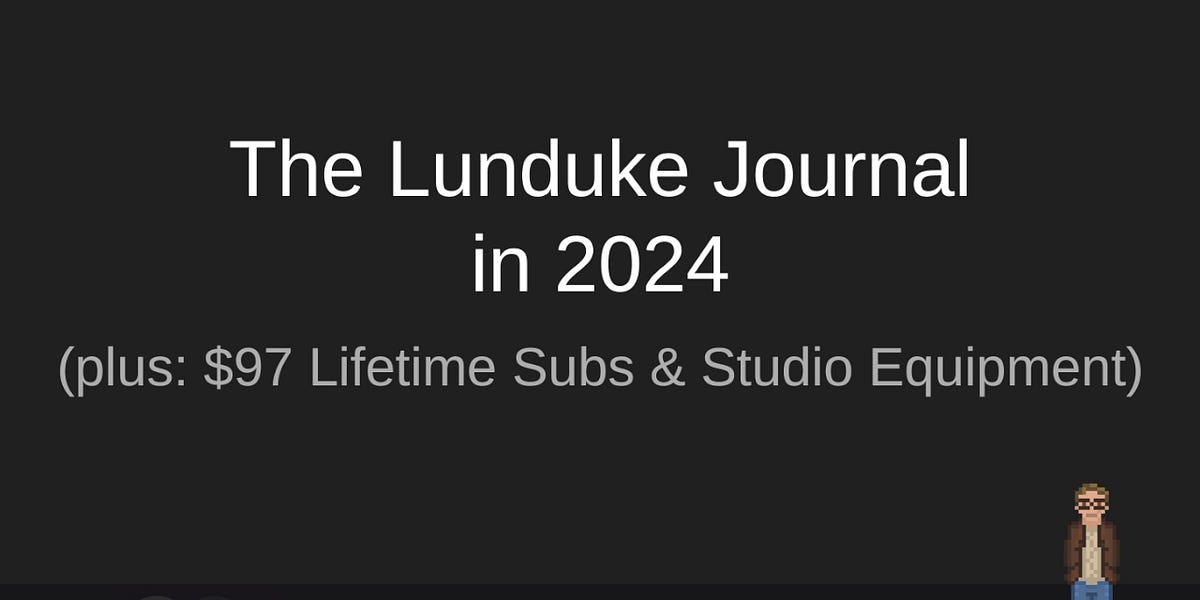 Lunduke Journal in 2024 - by Bryan Lunduke